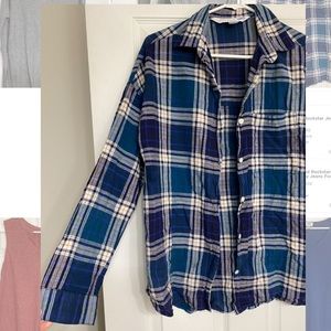 Plaid Boyfriend Shirt